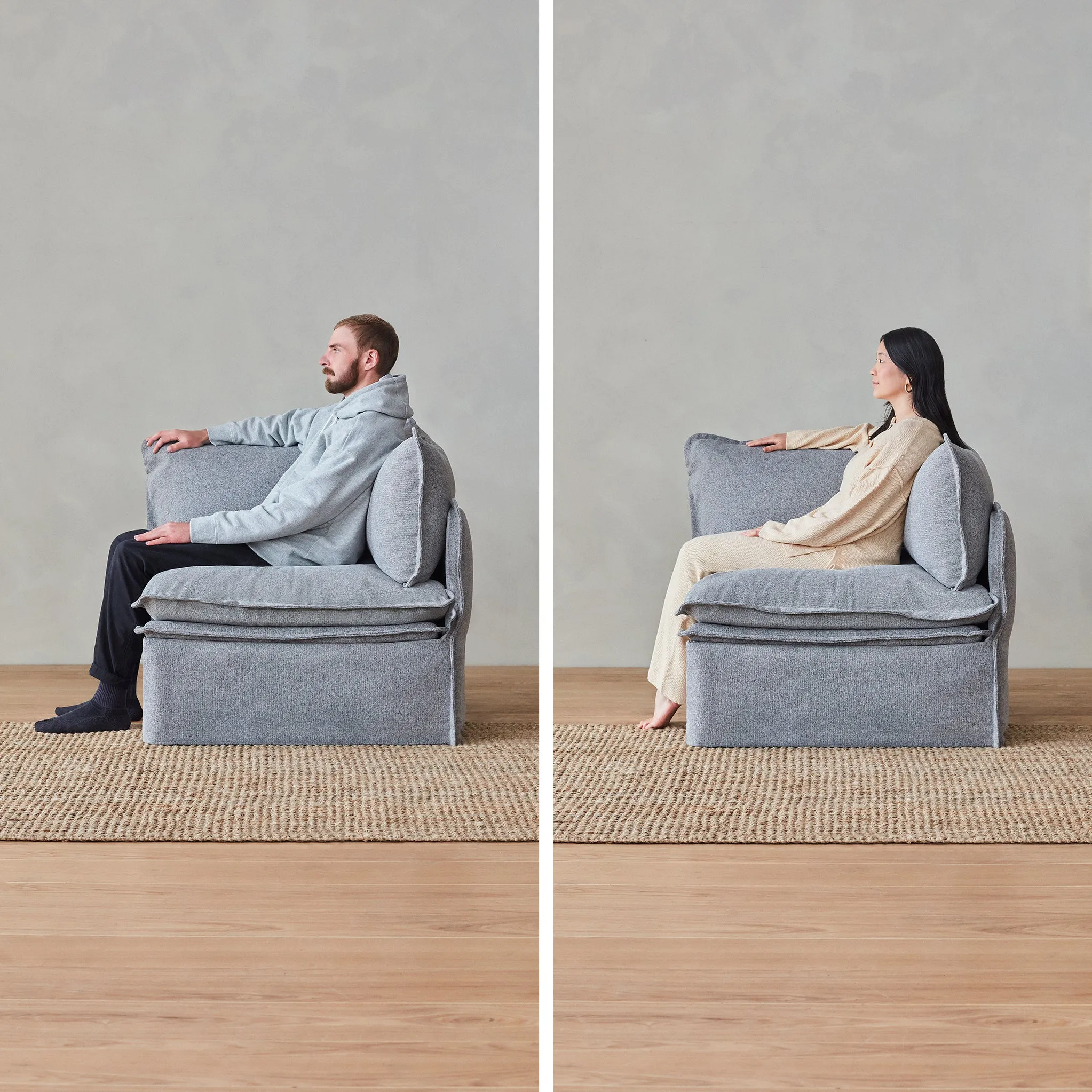 Elevate Comfort Layer for 3-Seater Sectional in Milk