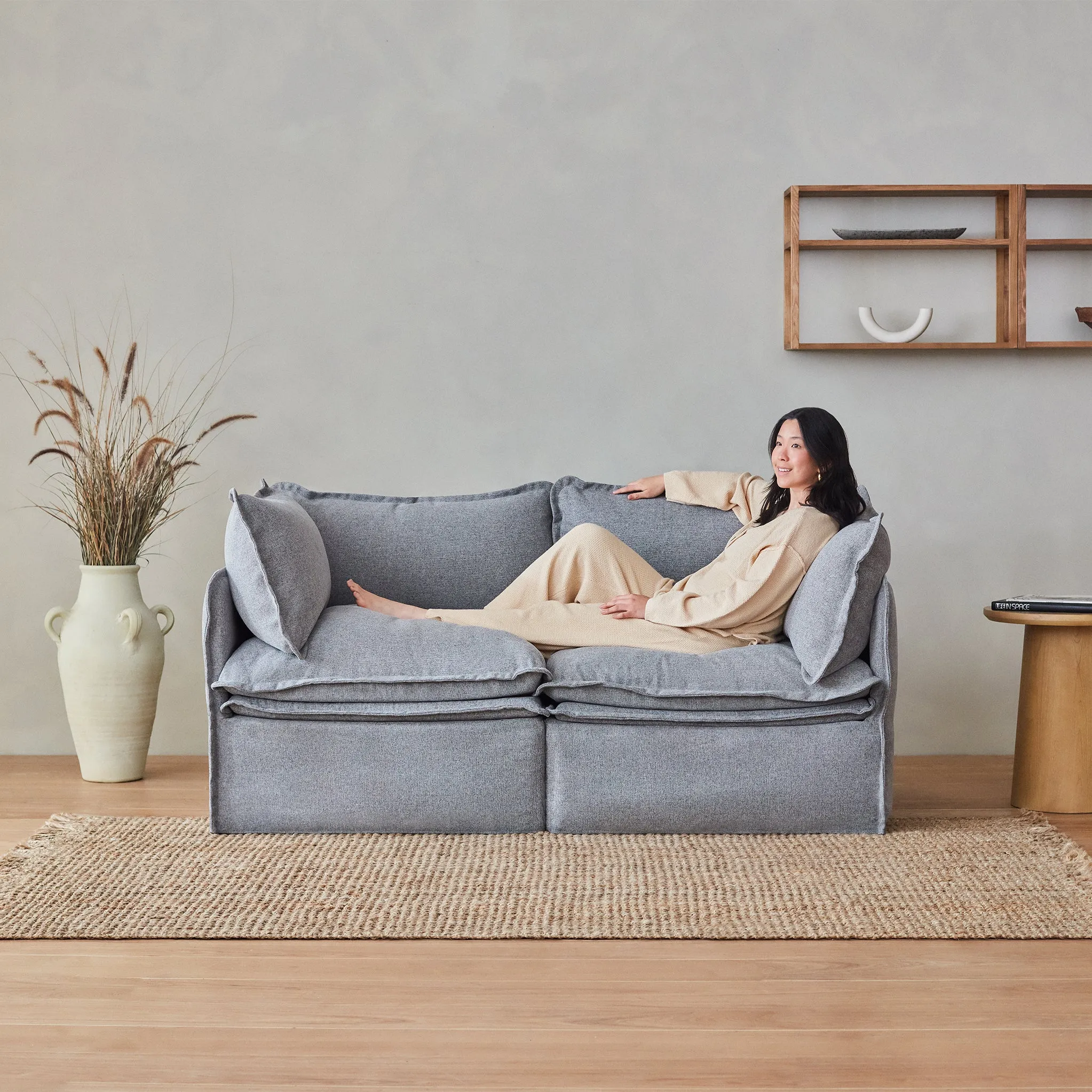 Elevate Comfort Layer Set for Ottoman | Luxury Velvet in Toffee
